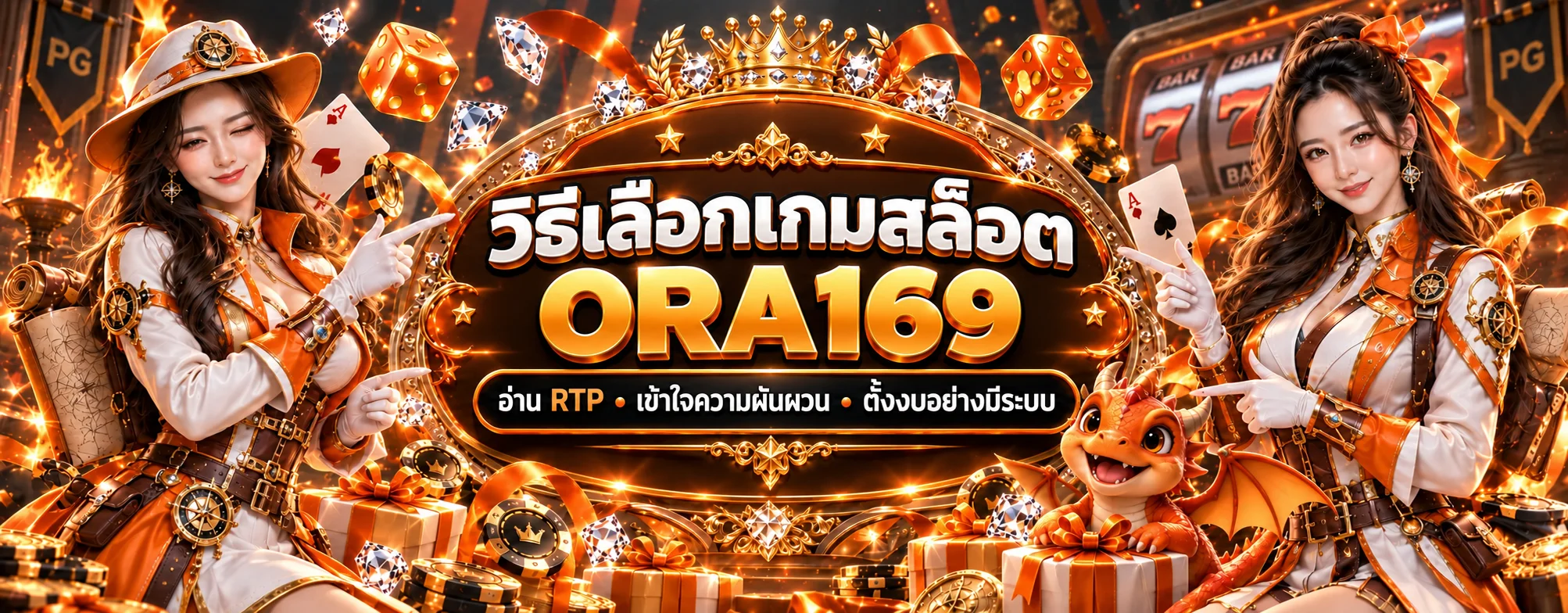 ORA169 วิธีเลือกเกมสล็อต | อ่าน RTP และความผันผวน
